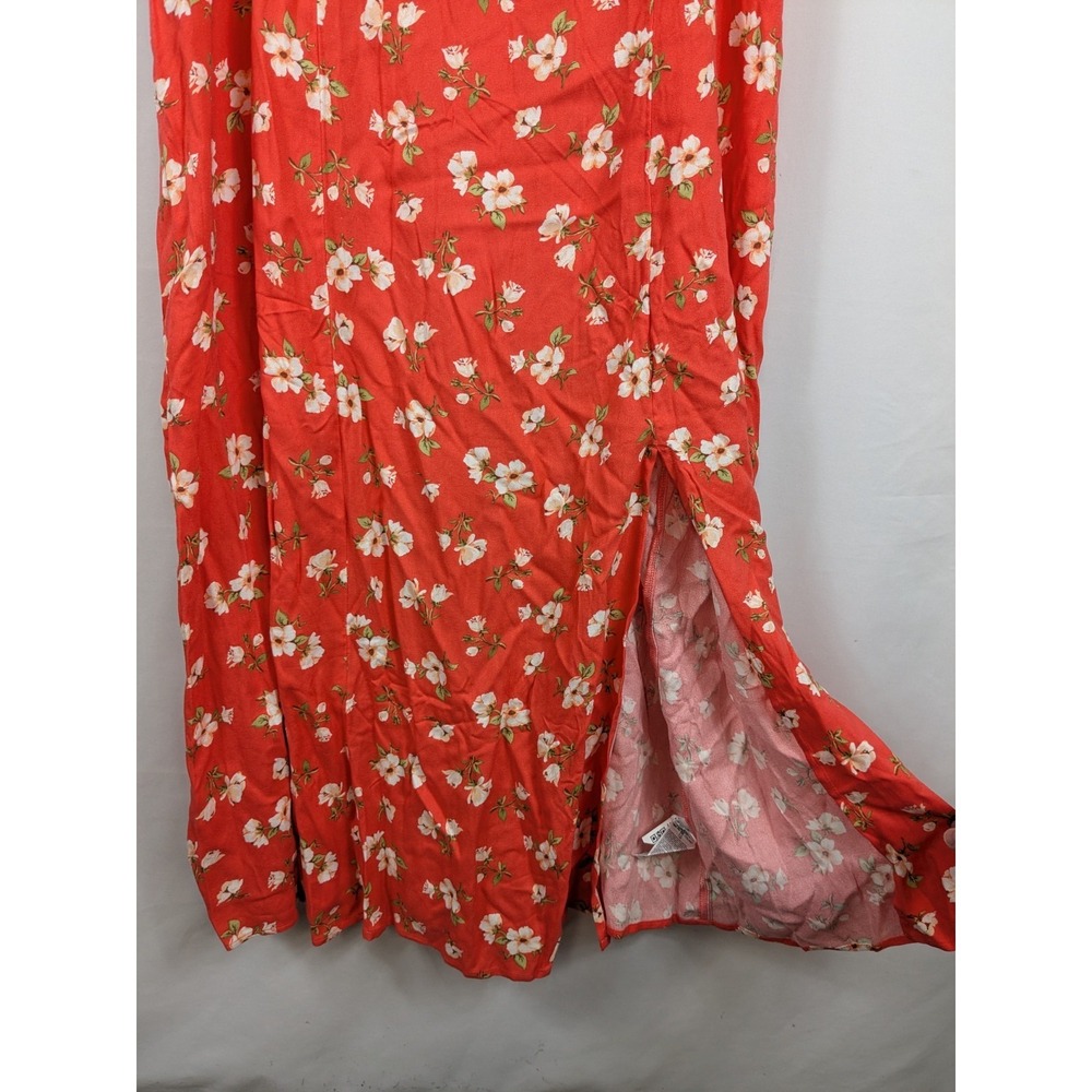 Old Navy Floral Maxi Dress Babydoll 3X Smocked Boho Cottage Prairie Country 2873 - Picture 2 of 8